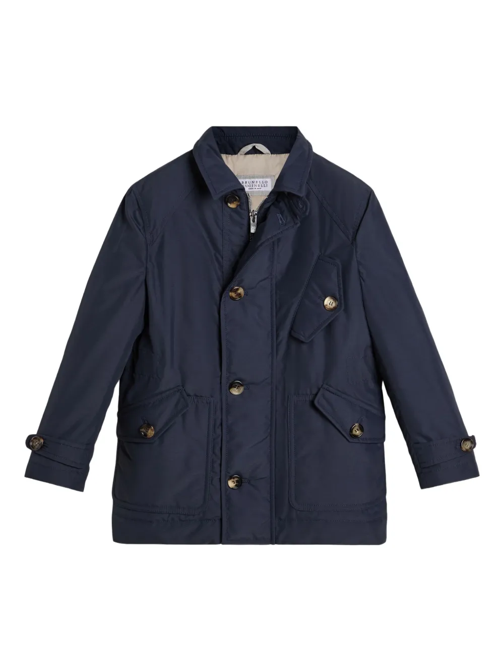 Brunello Cucinelli Kids padded jacket Blauw