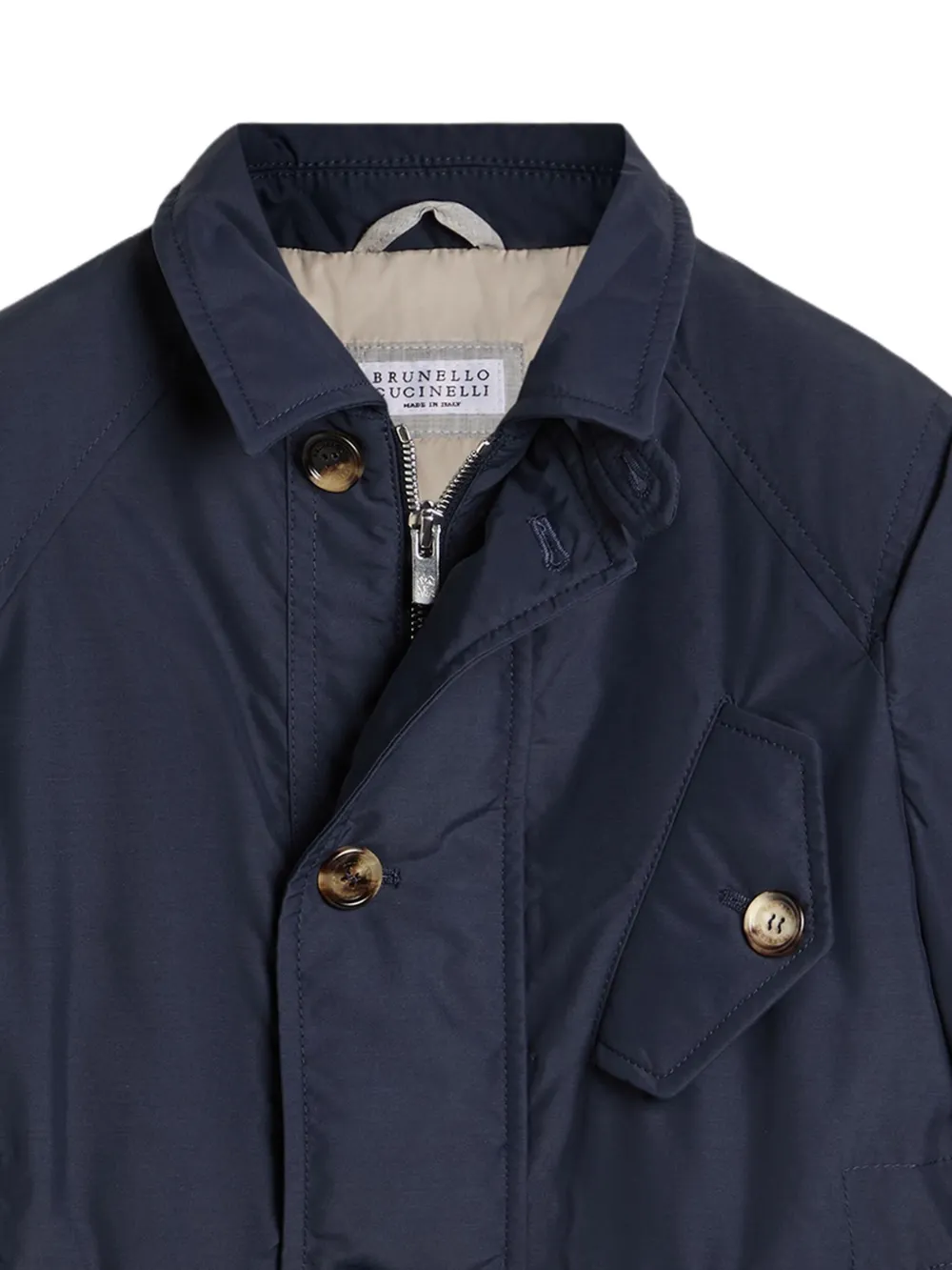 Brunello Cucinelli Kids padded jacket Blauw