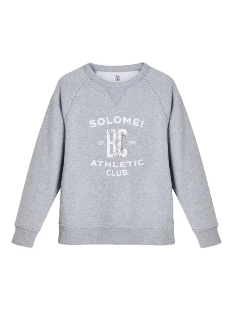 Brunello Cucinelli Kids cotton-blend sweatshirt