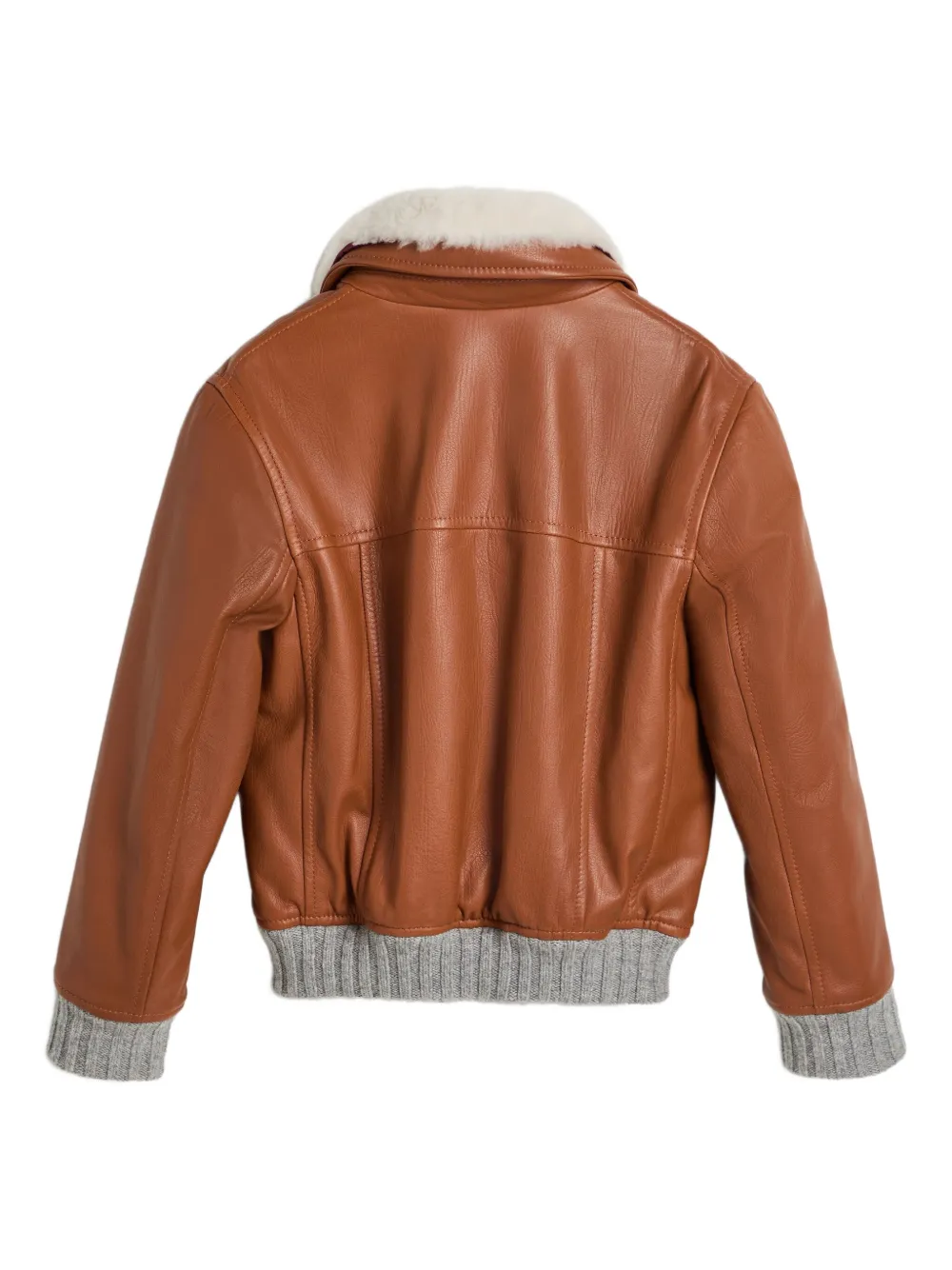 Brunello Cucinelli Kids shearling jacket Bruin