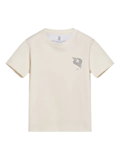 Brunello Cucinelli Kids logo-print T-shirt 