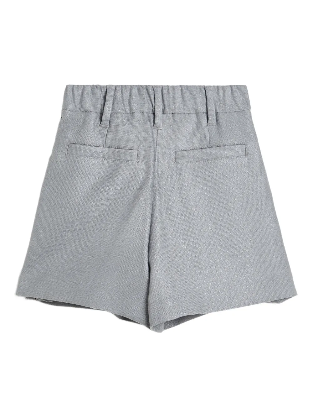 Brunello Cucinelli Kids pleated shorts Grijs