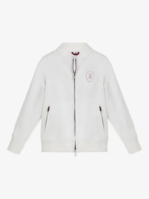 Brunello Cucinelli Kids chamarra bomber