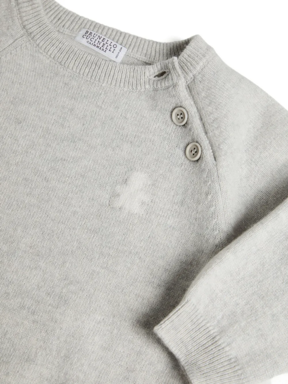 Brunello Cucinelli Kids Bernie Baby sweater Grijs