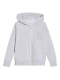 Brunello Cucinelli Kids jersey hoodie - Grey