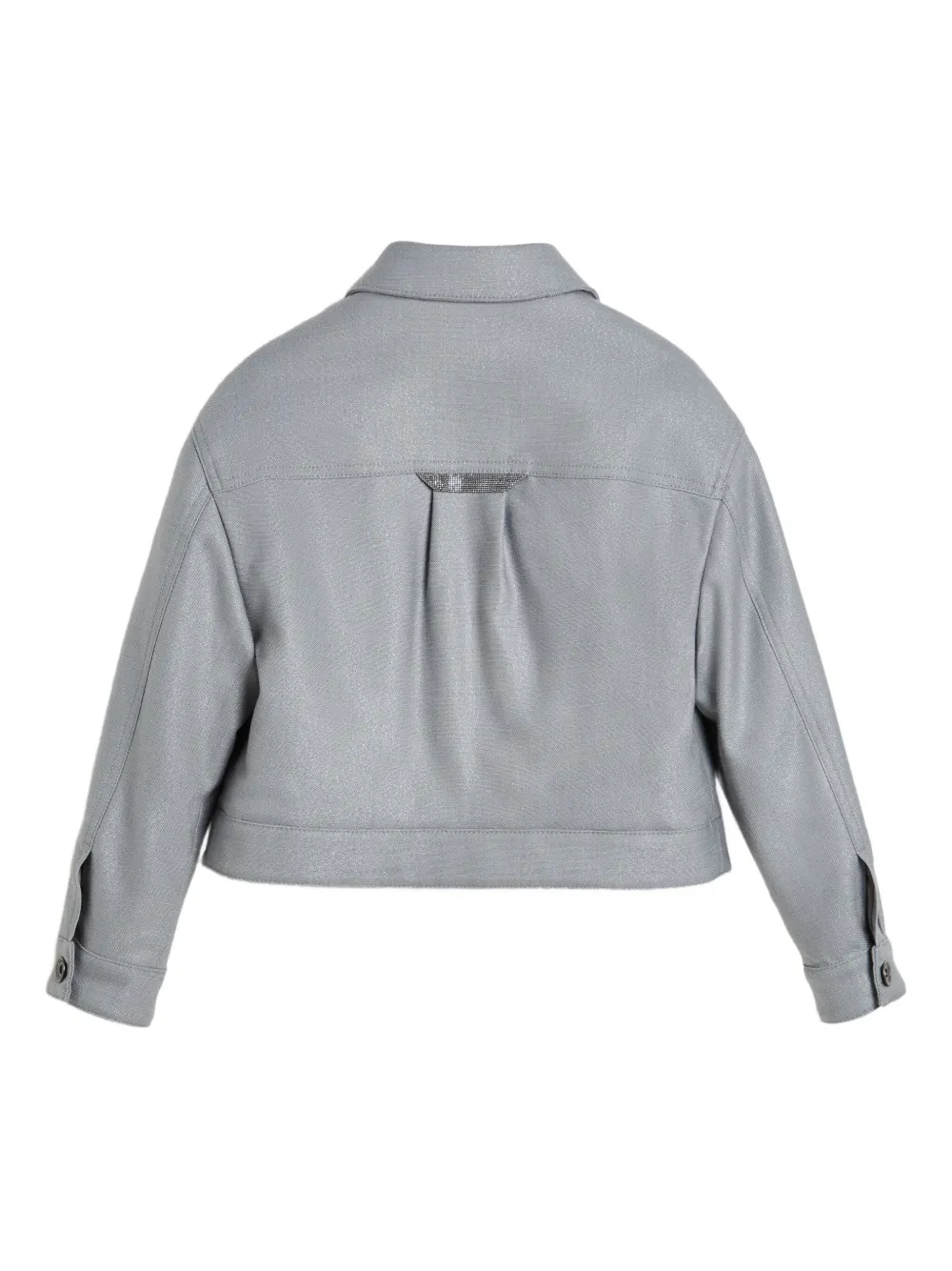 Brunello Cucinelli Kids wool jacket Grijs