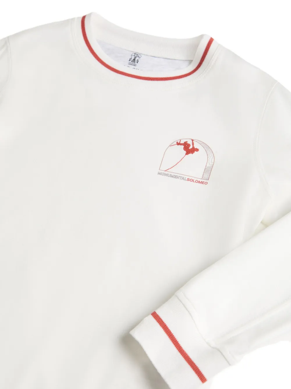 Brunello Cucinelli Kids long-sleeve T-shirt Wit