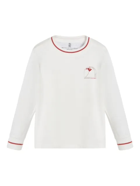 Brunello Cucinelli Kids long-sleeve T-shirt