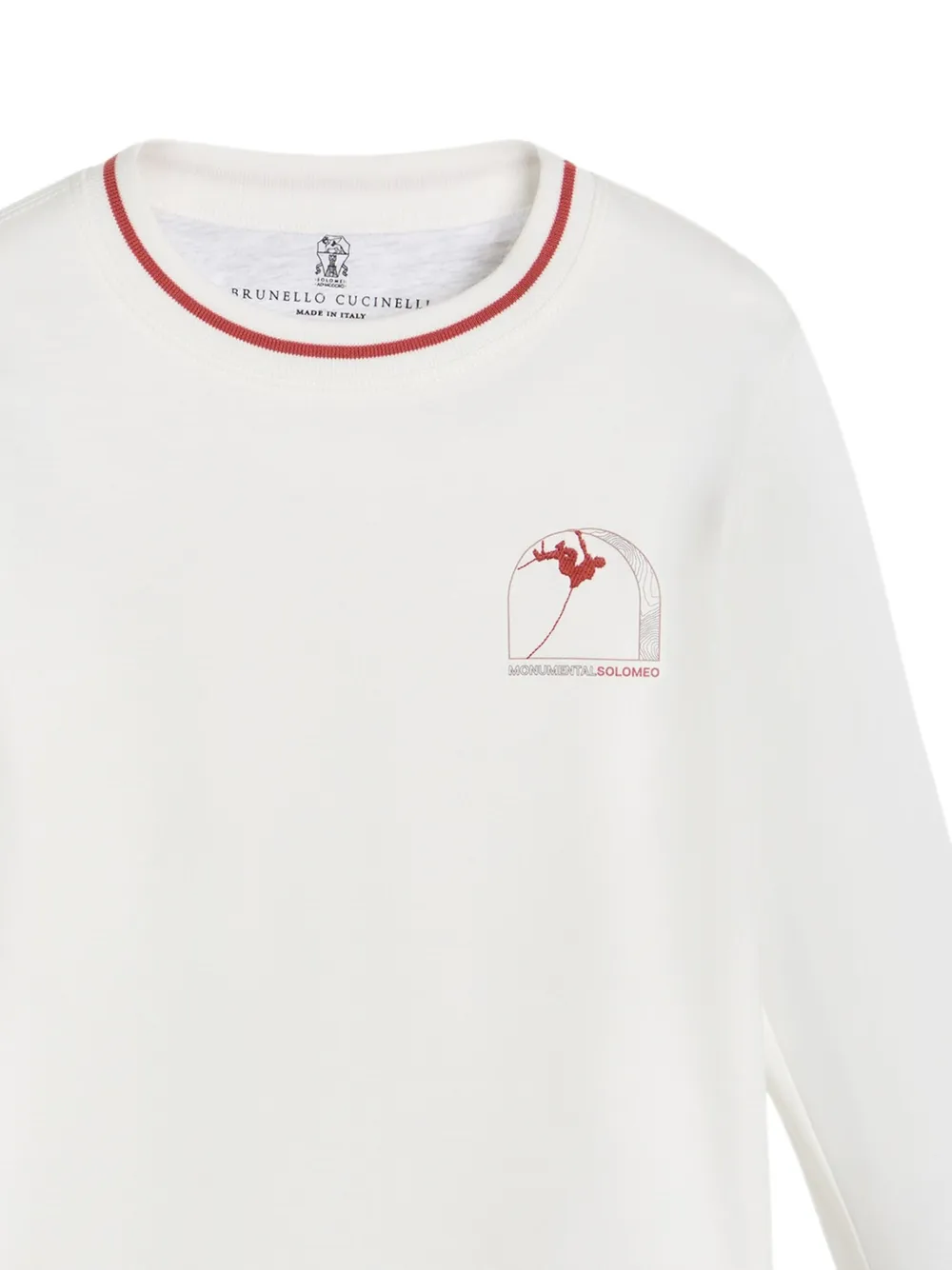 Brunello Cucinelli Kids long-sleeve T-shirt Wit