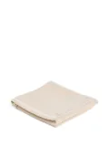 Brunello Cucinelli Kids Baby Bernie embroidered blanket (80cm x 80cm) - Neutrals