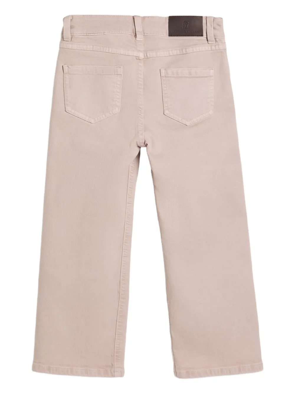 Brunello Cucinelli Kids seam-detailing trousers Roze