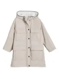 Brunello Cucinelli Kids Taffeta parka - Neutrals