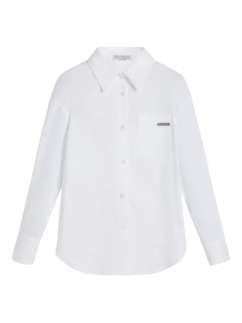 Brunello Cucinelli Kids long-sleeved shirt