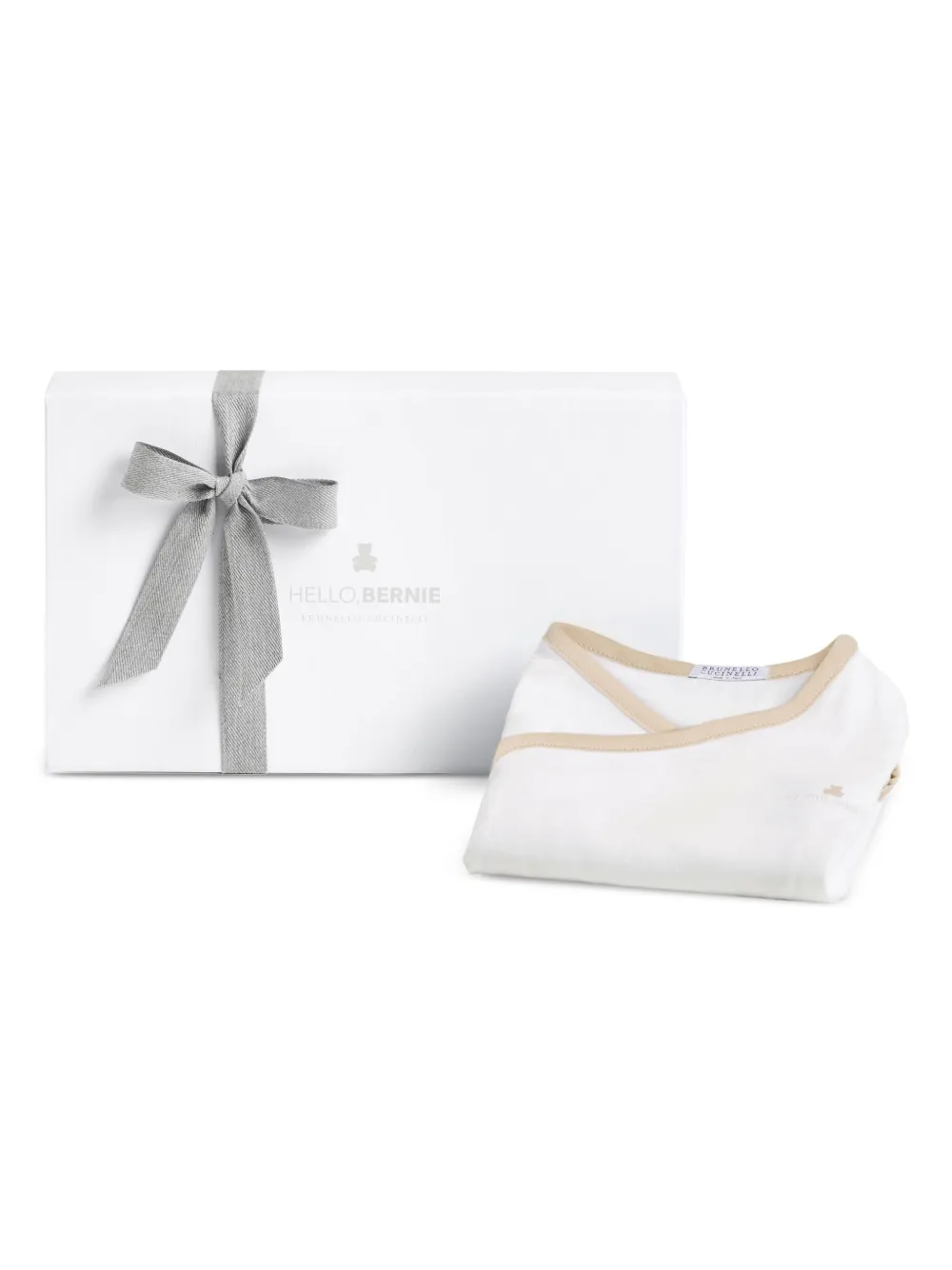 Brunello Cucinelli Kids stretch-cotton body Wit