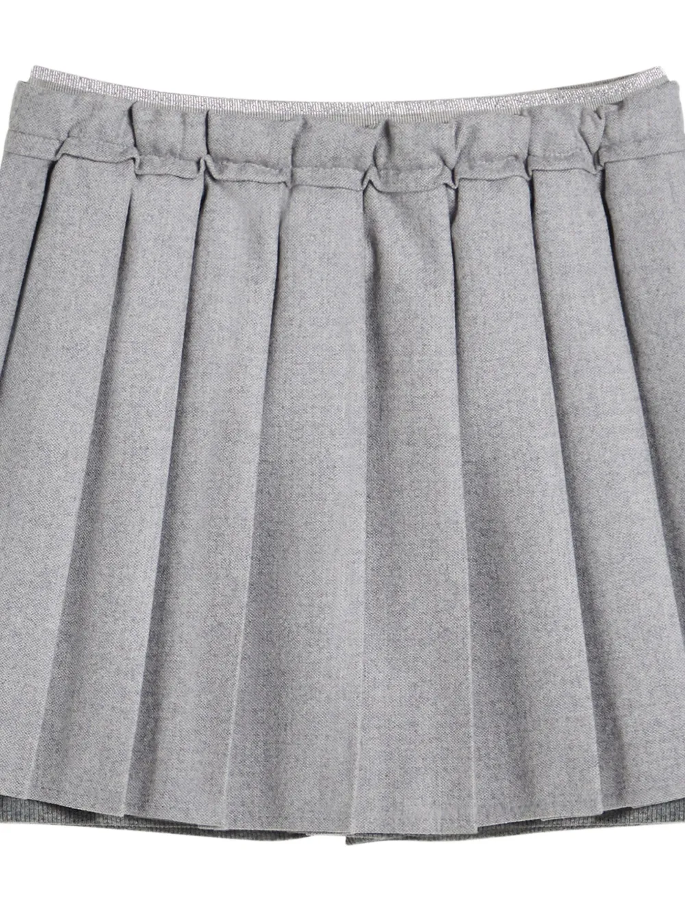 Brunello Cucinelli Kids pleated skirt Grijs