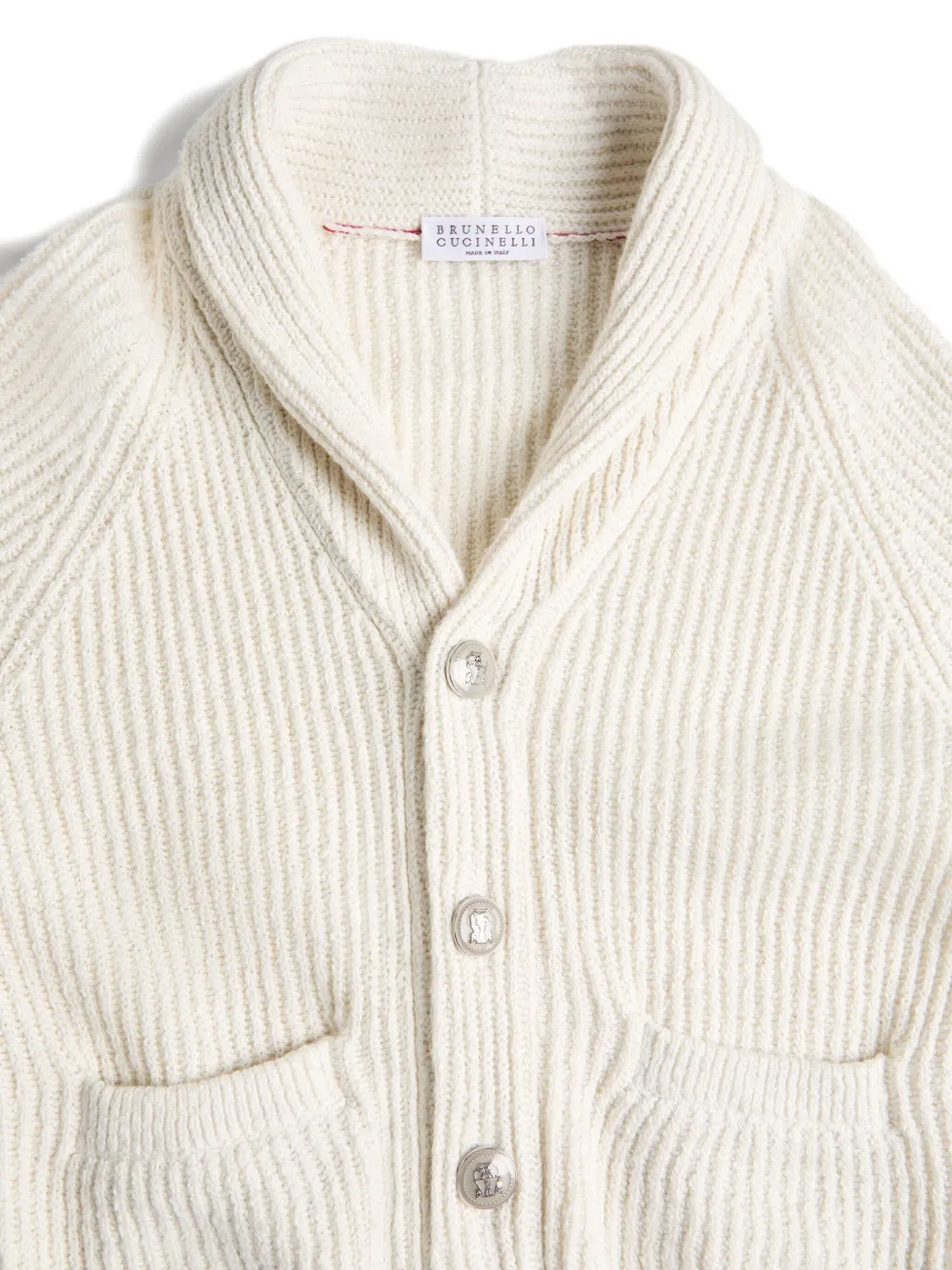 Brunello Cucinelli Kids Geribbeld vest Beige