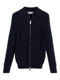 Brunello Cucinelli Kids zip-up cardigan - Blue