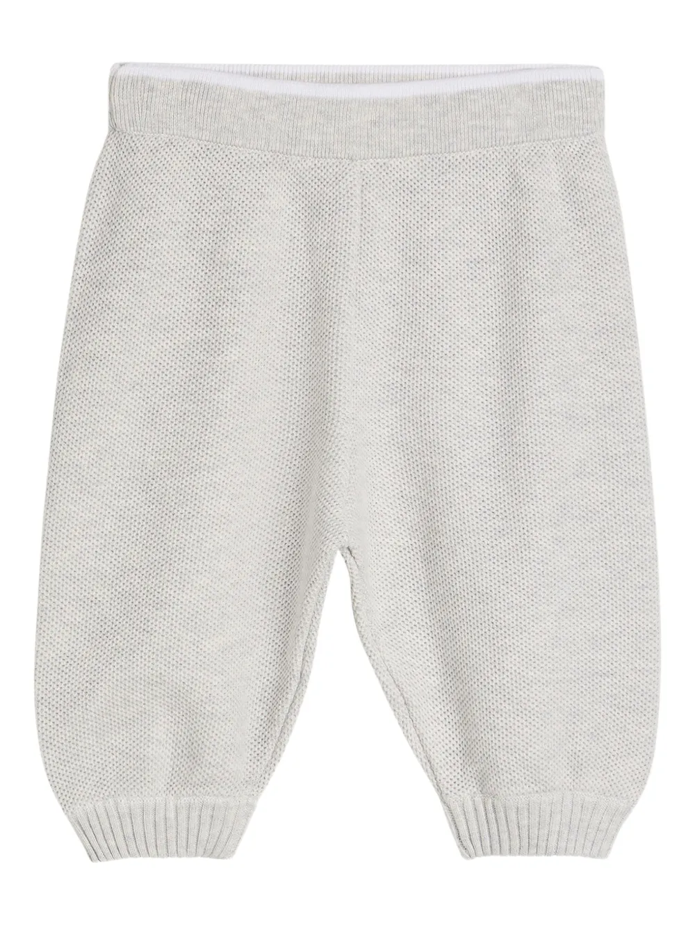 Brunello Cucinelli Cotton Baby Trousers In Gray