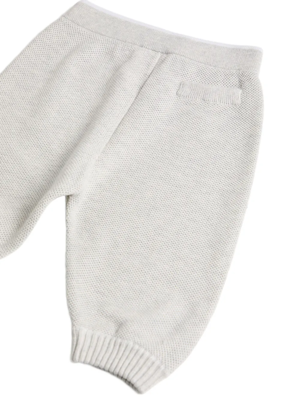 Brunello Cucinelli Kids Cotton Baby trousers Grijs