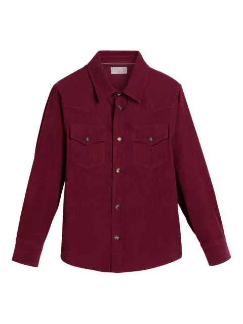 Brunello Cucinelli Kids corduroy shirt