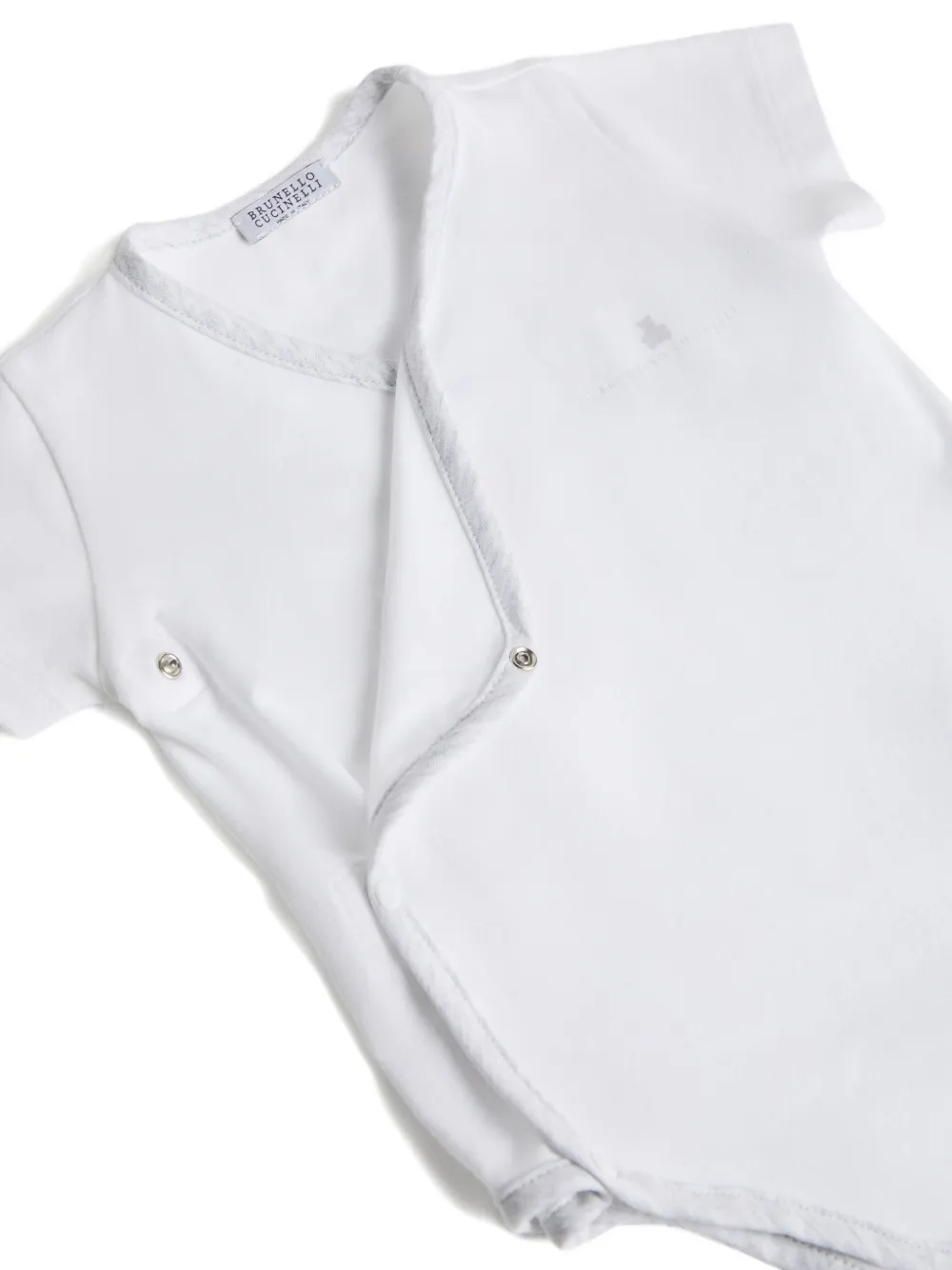 Brunello Cucinelli Kids stretch-cotton body Wit