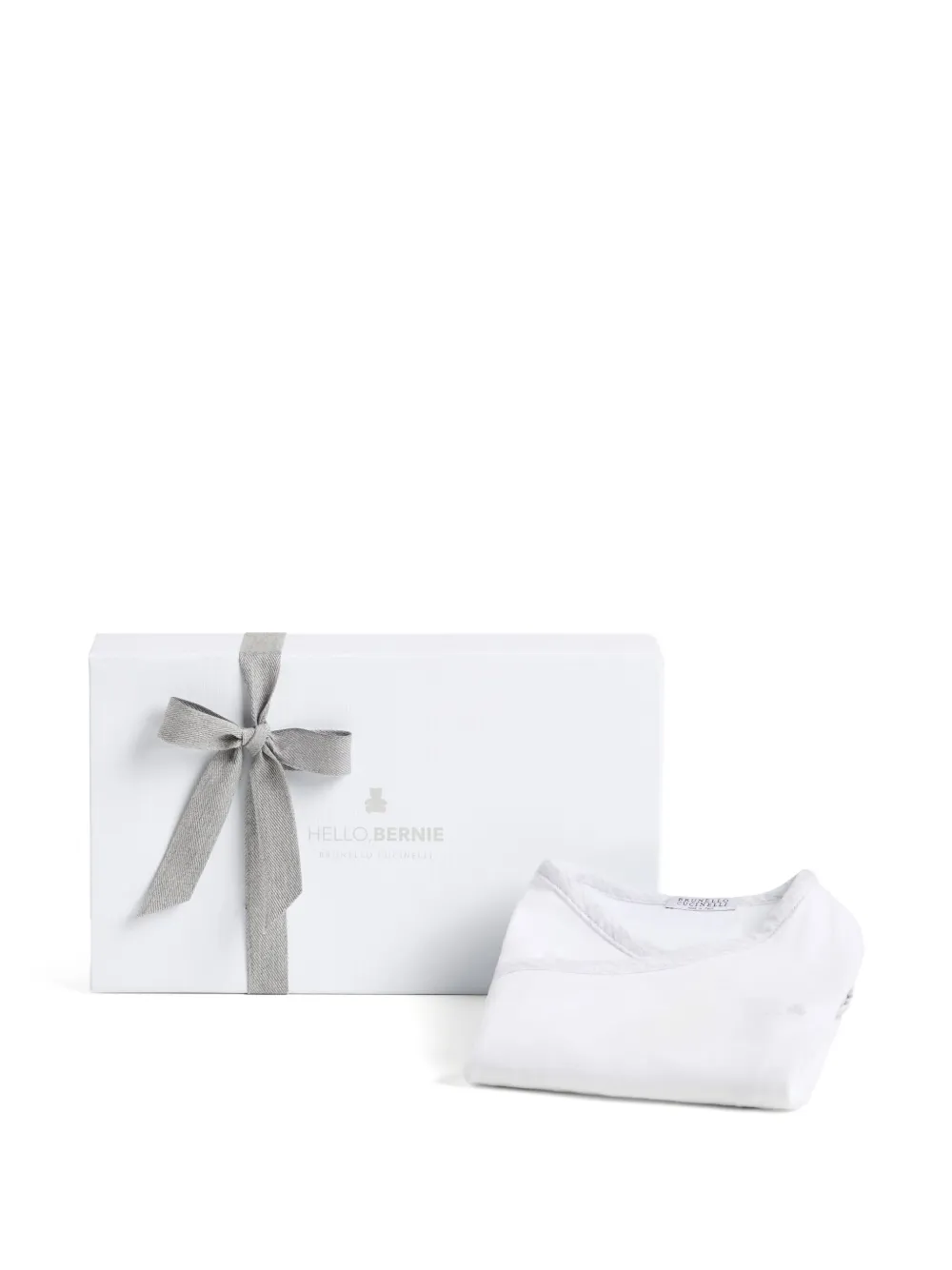Brunello Cucinelli Kids stretch-cotton body Wit