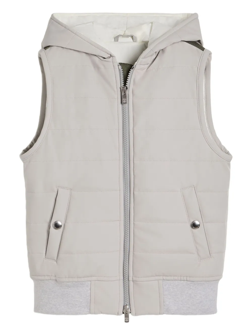 Brunello Cucinelli Kids padded vest Beige