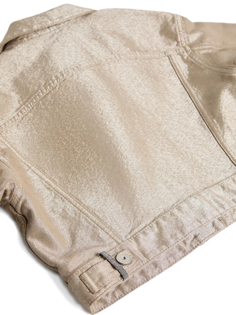 Brunello Cucinelli Kids sparkling four-pocket denim jacket Bruin