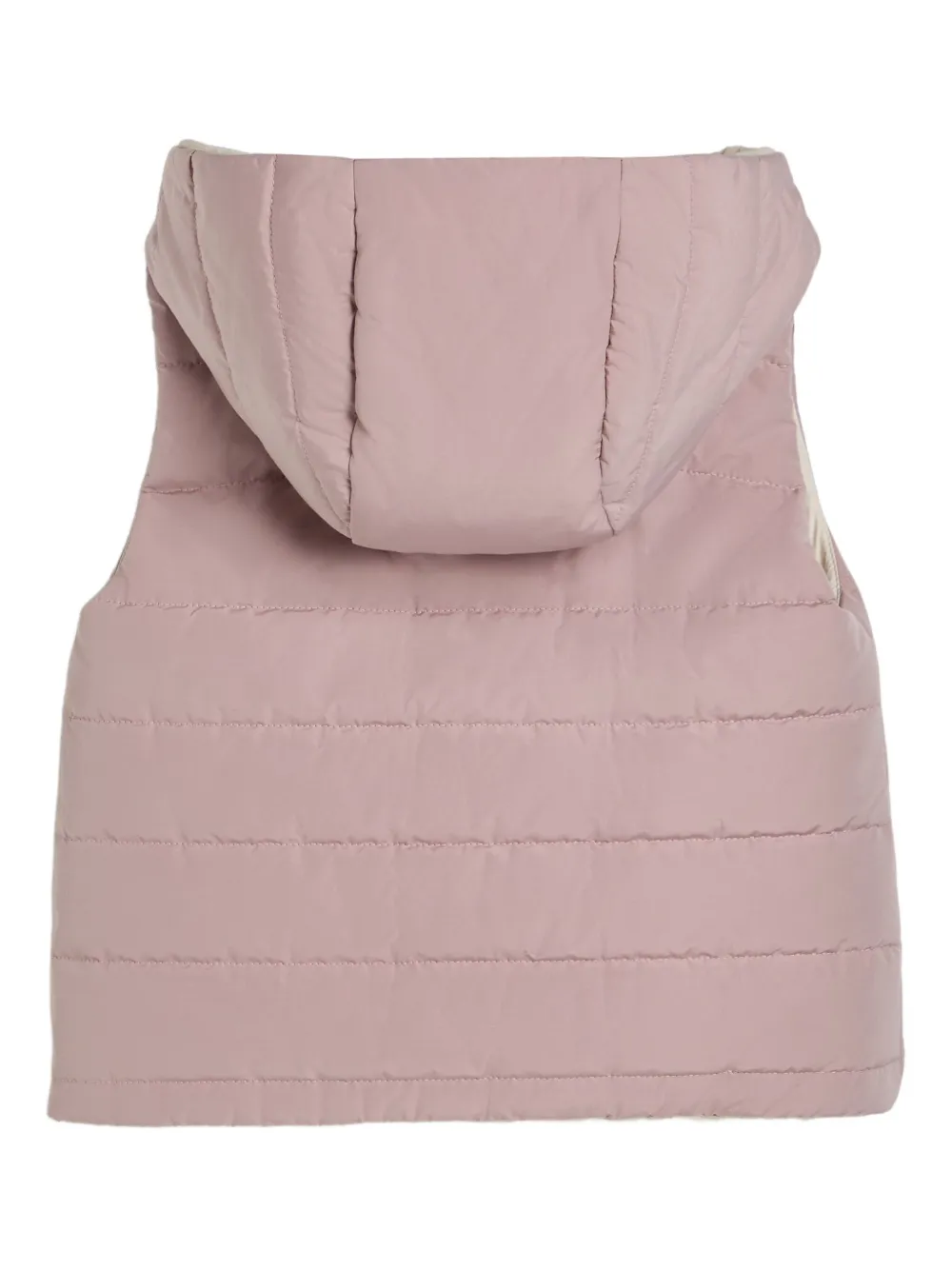 Brunello Cucinelli Kids padded gilet Roze