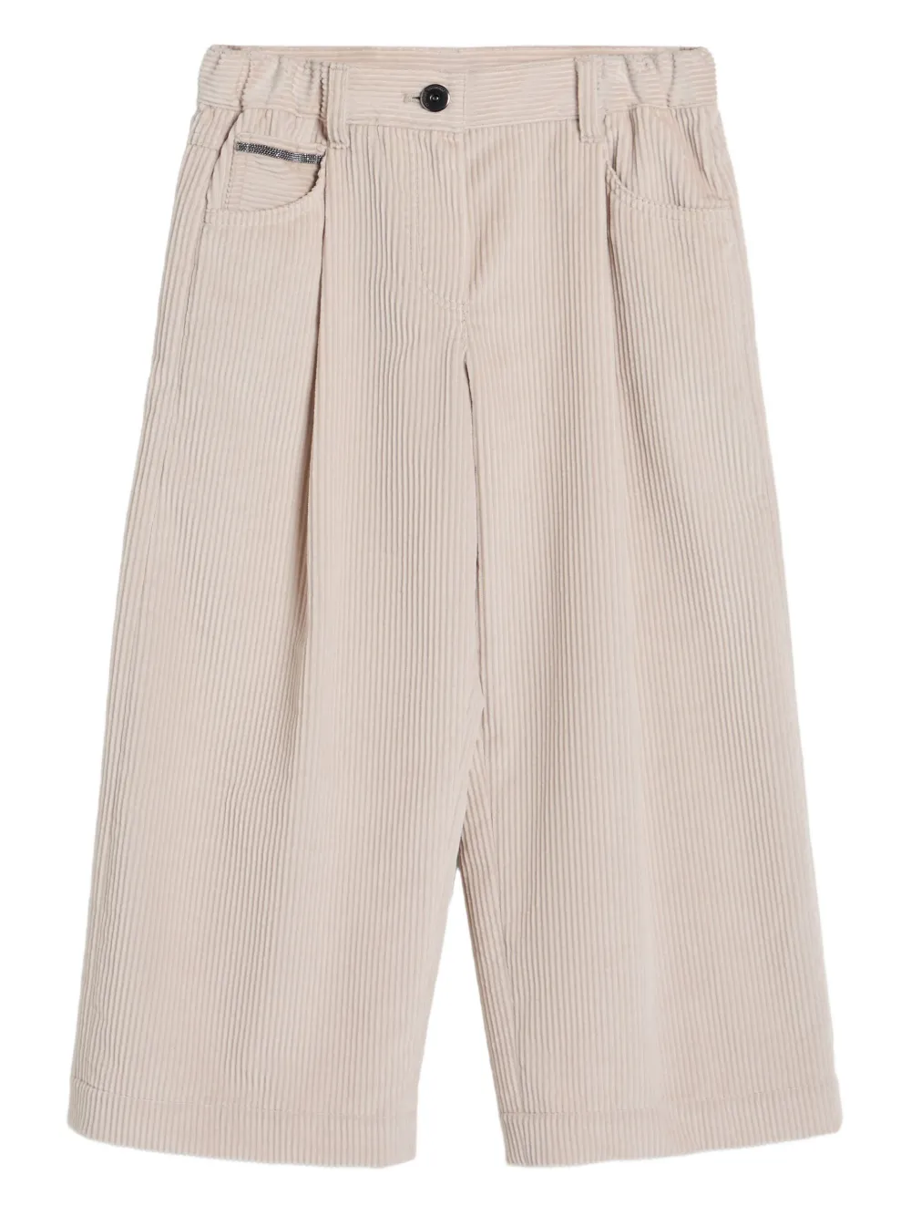 Brunello Cucinelli Kids five-pocket trousers Beige