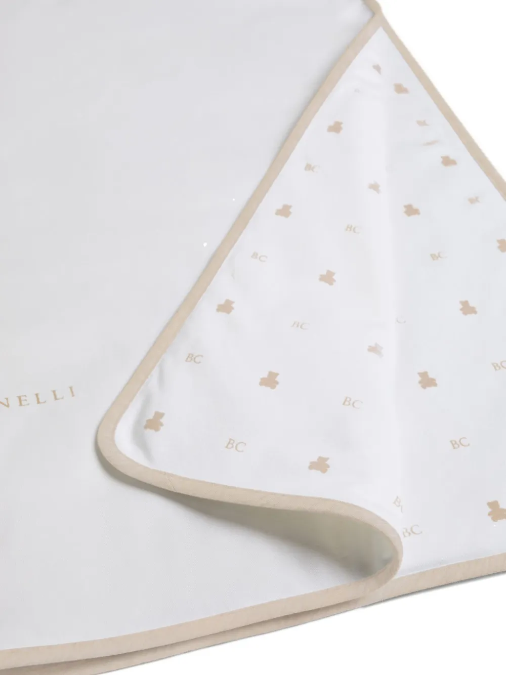 Brunello Cucinelli Kids Katoenen deken - Wit