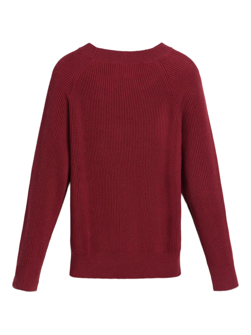 Brunello Cucinelli Kids Geribbelde sweater Rood