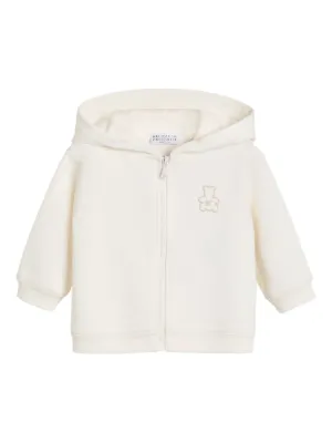 Sweat à Capuche Brunello Cucinelli Taille L - Neuf Avec étiquettes, Gris, 93% Coton, Style Luxe