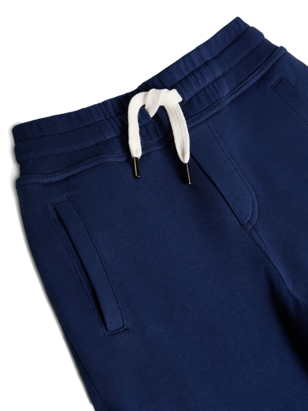 Brunello Cucinelli Kids drawstring-waistband track pants Blauw