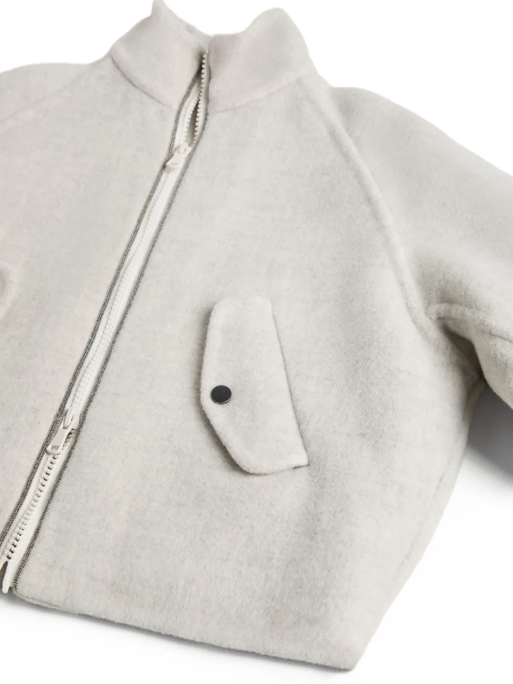 Brunello Cucinelli Kids wool jacket Grijs