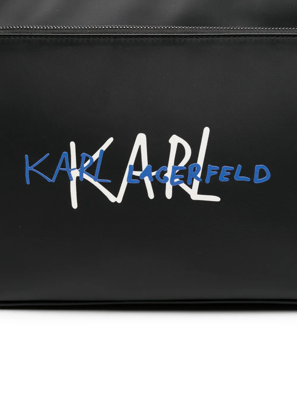 Karl Lagerfeld Laptoptas met logoprint Zwart