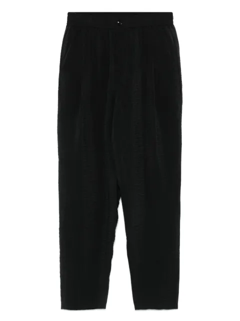 Giorgio Armani elastic-waistband trousers