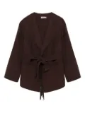 Simkhai fringe-trimmed coat - Brown
