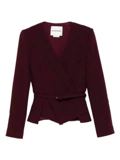 Roland Mouret belted wrap jacket