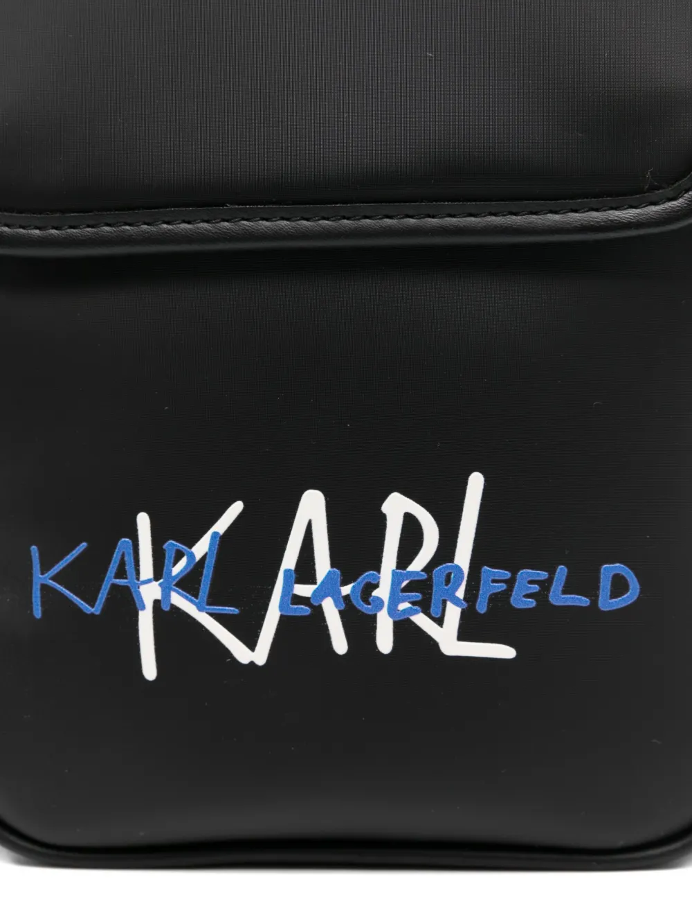Karl Lagerfeld Messengertas met logoprint Zwart