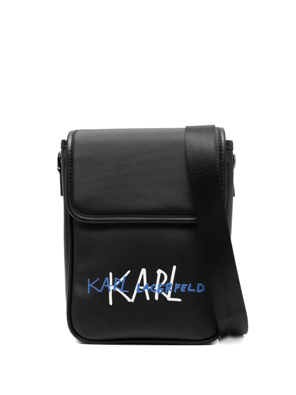Karl Lagerfeld Messengertas met logoprint Zwart
