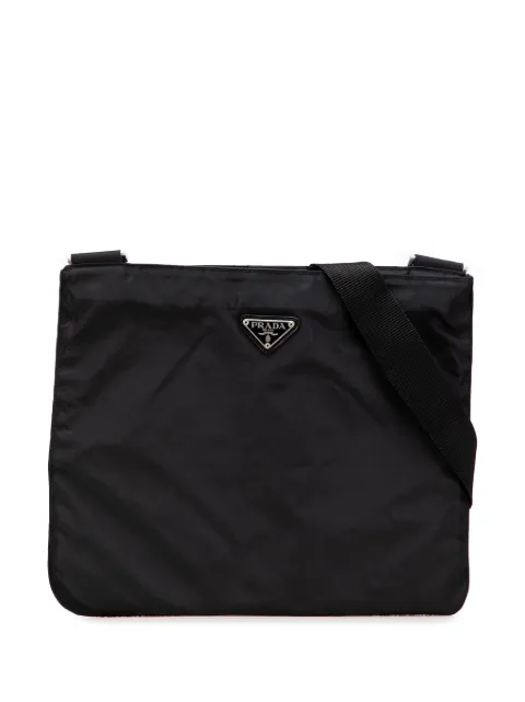 Prada Pre-Owned Borsa a tracolla in tessuto con zip 2000-2013