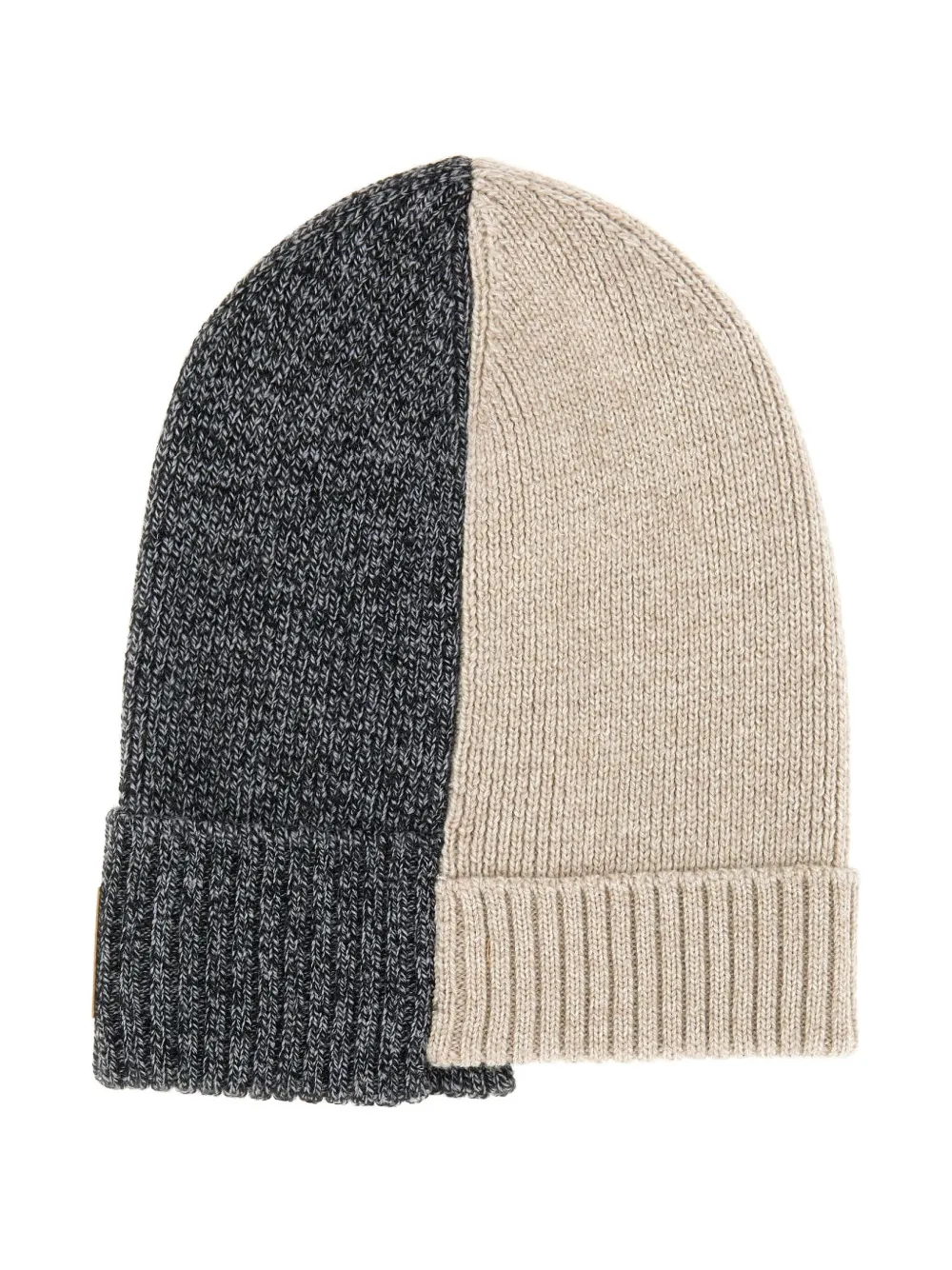 Moschino Wool Ribbed Beanie In Gray