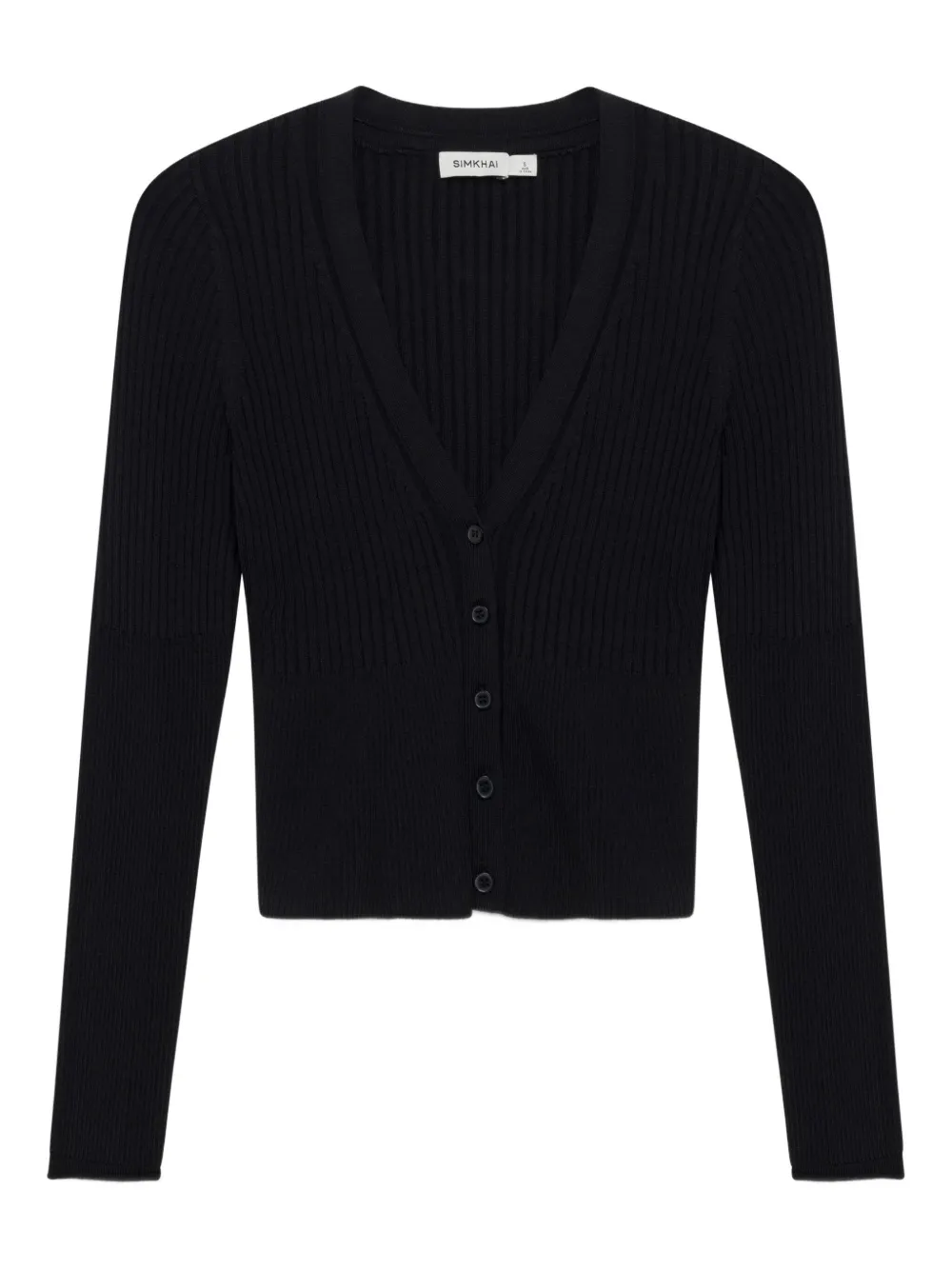 Simkhai Cardigan Ailany con scollo a V - Nero