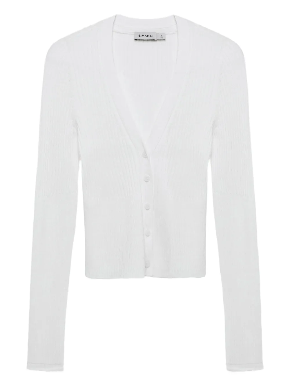 Simkhai Cardigan a coste Ailany - Bianco