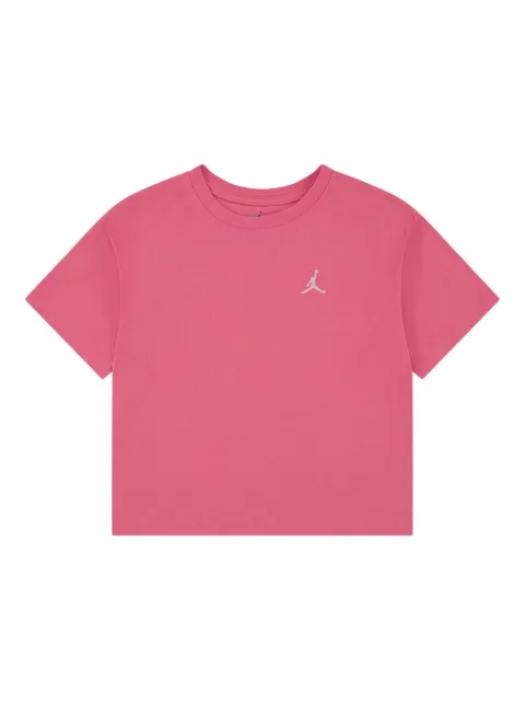Jordan Kids logo-embroidered T-shirt