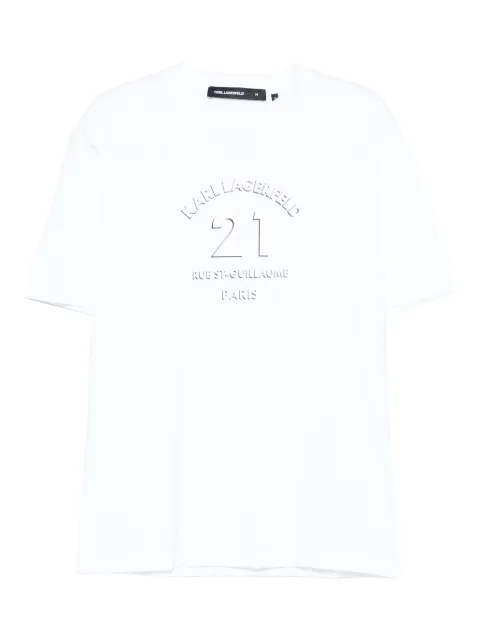Karl Lagerfeld logo cotton T-shirt