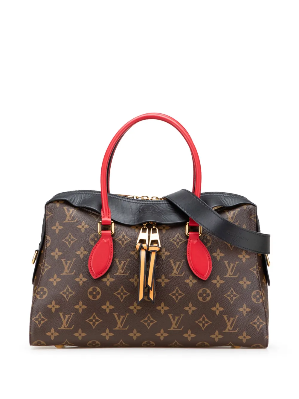 Louis Vuitton Pre-Owned 2017 モノグラム テュイルリー サッチェルバッグ - ブラウン Louis Vuitton Pre-Owned 2017 モノグラム テュイルリー サッチェルバッグ - ブラウン