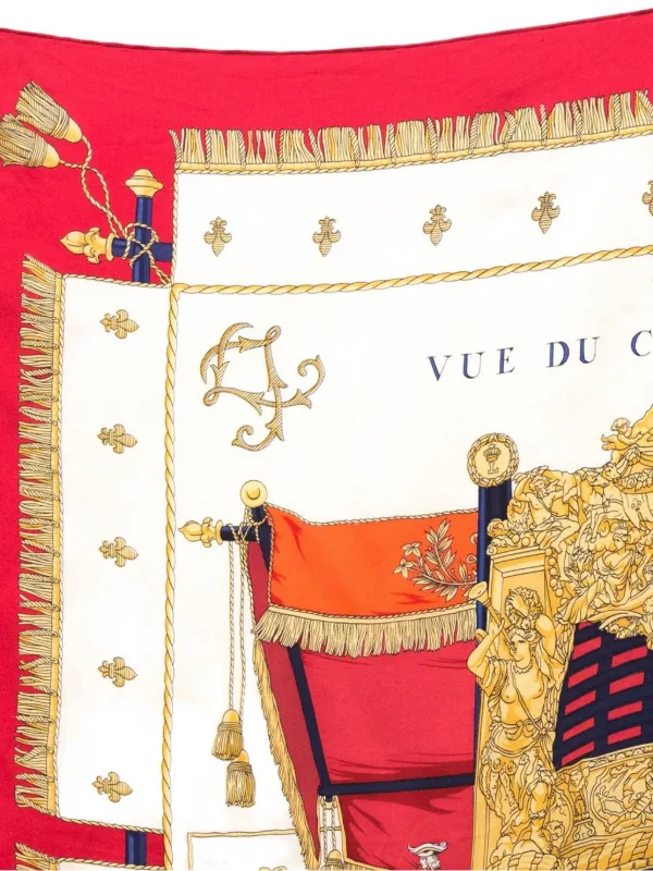 Hermès Pre-Owned 1992 Vue Du Carrosse La Galère La Réale Scarf