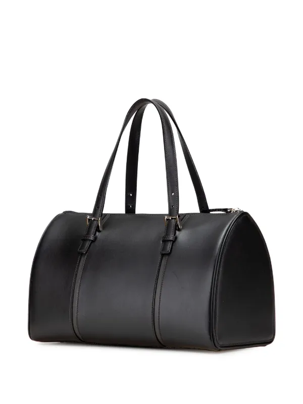 Burberry ブラック ボストンバッグ Burberry Pre-Owned 2000-2017 レザーボストンバッグ | ブラック